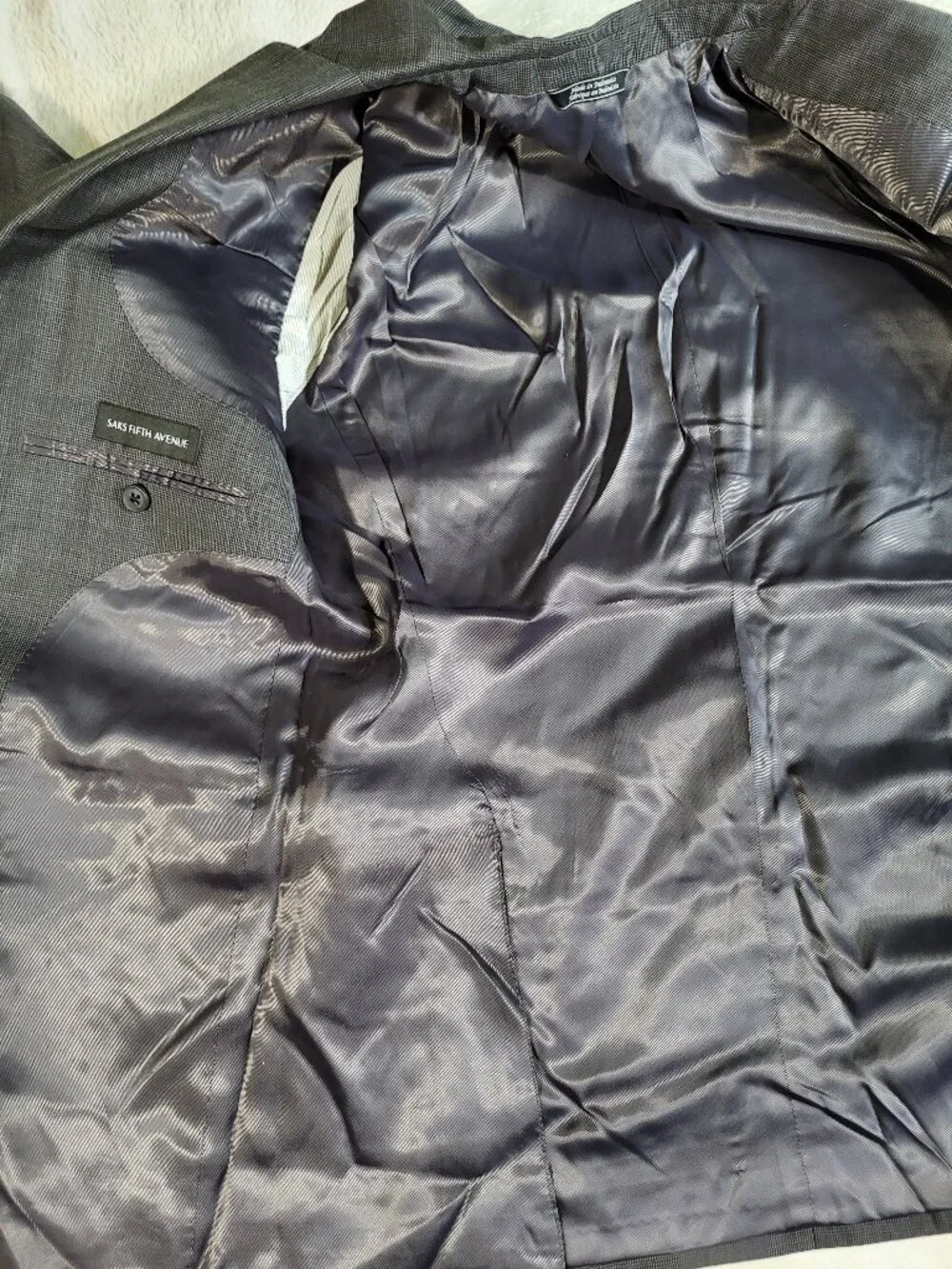 Saks Fifth Avenue Woven Wool Suit